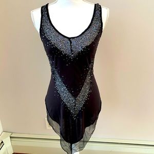 All saints Black Sparkly Tank